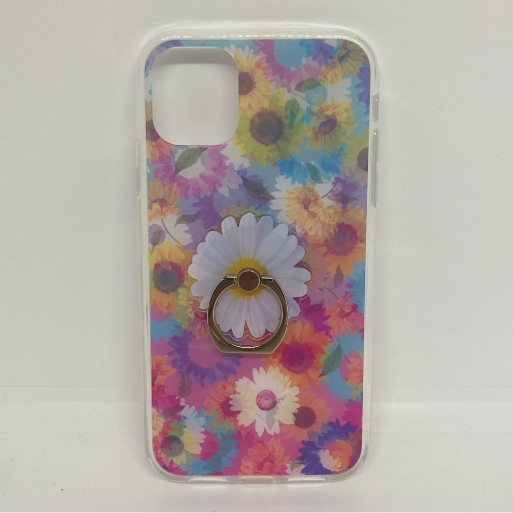 Claire’s Daisy Ring Holder Protective Phone Case iPhone 11 Multicolored